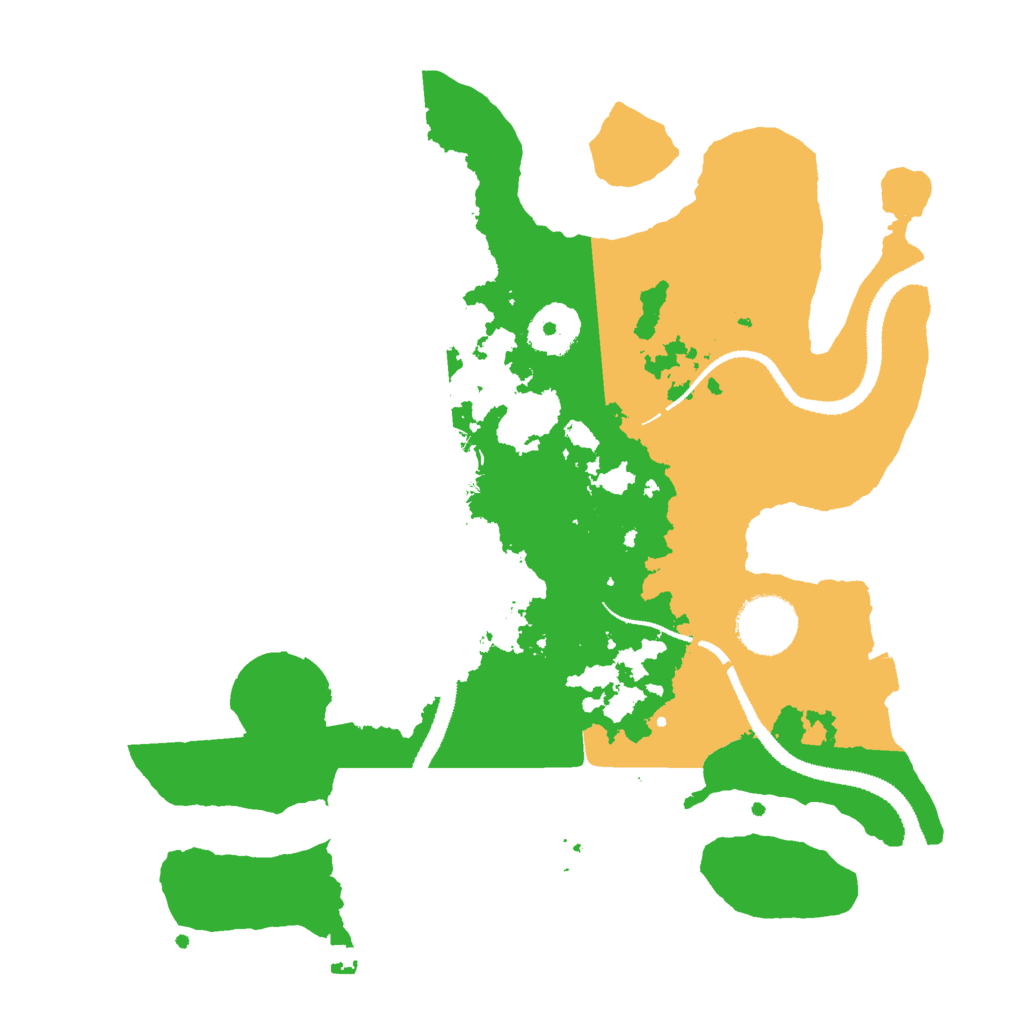 Biome Rust Map: Procedural Map, Size: 3000, Seed: 1672211521