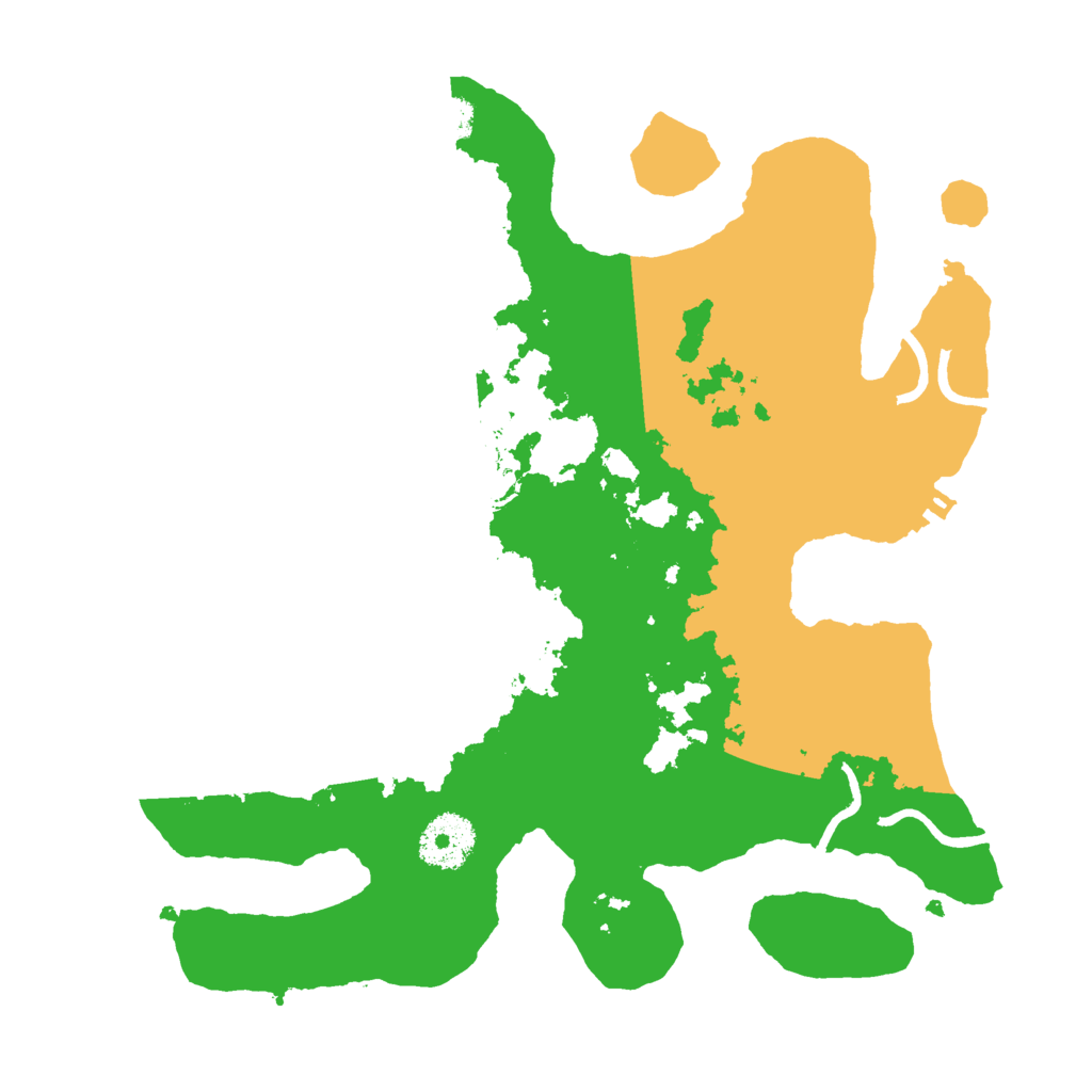 Biome Rust Map: Procedural Map, Size: 3000, Seed: 1672211521