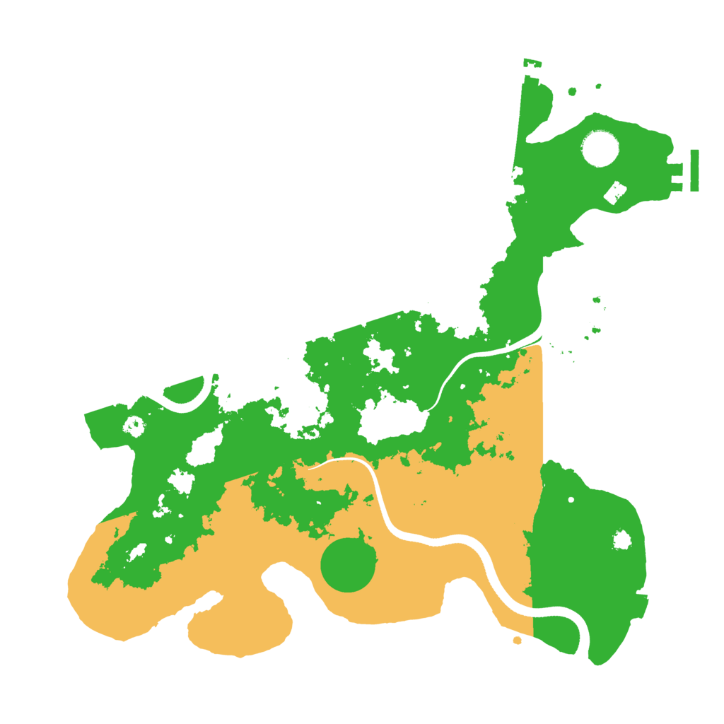 Biome Rust Map: Procedural Map, Size: 3500, Seed: 582034