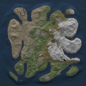 Thumbnail Rust Map: Procedural Map, Size: 3850, Seed: 1525440420, 16 Monuments