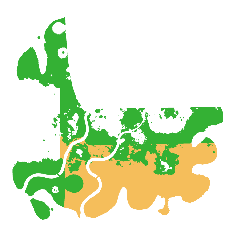 Biome Rust Map: Procedural Map, Size: 3500, Seed: 927323
