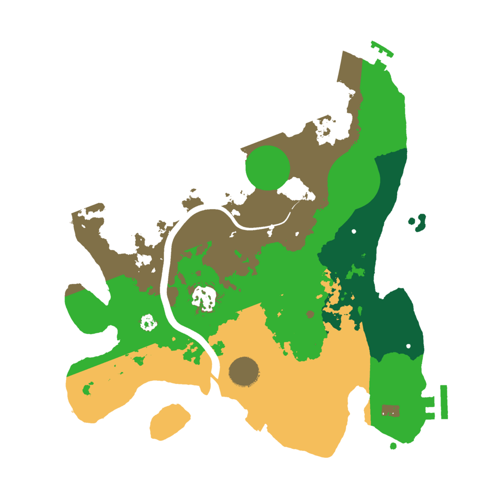 Biome Rust Map: Procedural Map, Size: 3000, Seed: 1380997161
