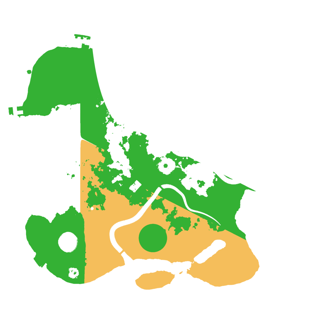 Biome Rust Map: Procedural Map, Size: 3000, Seed: 1621147476