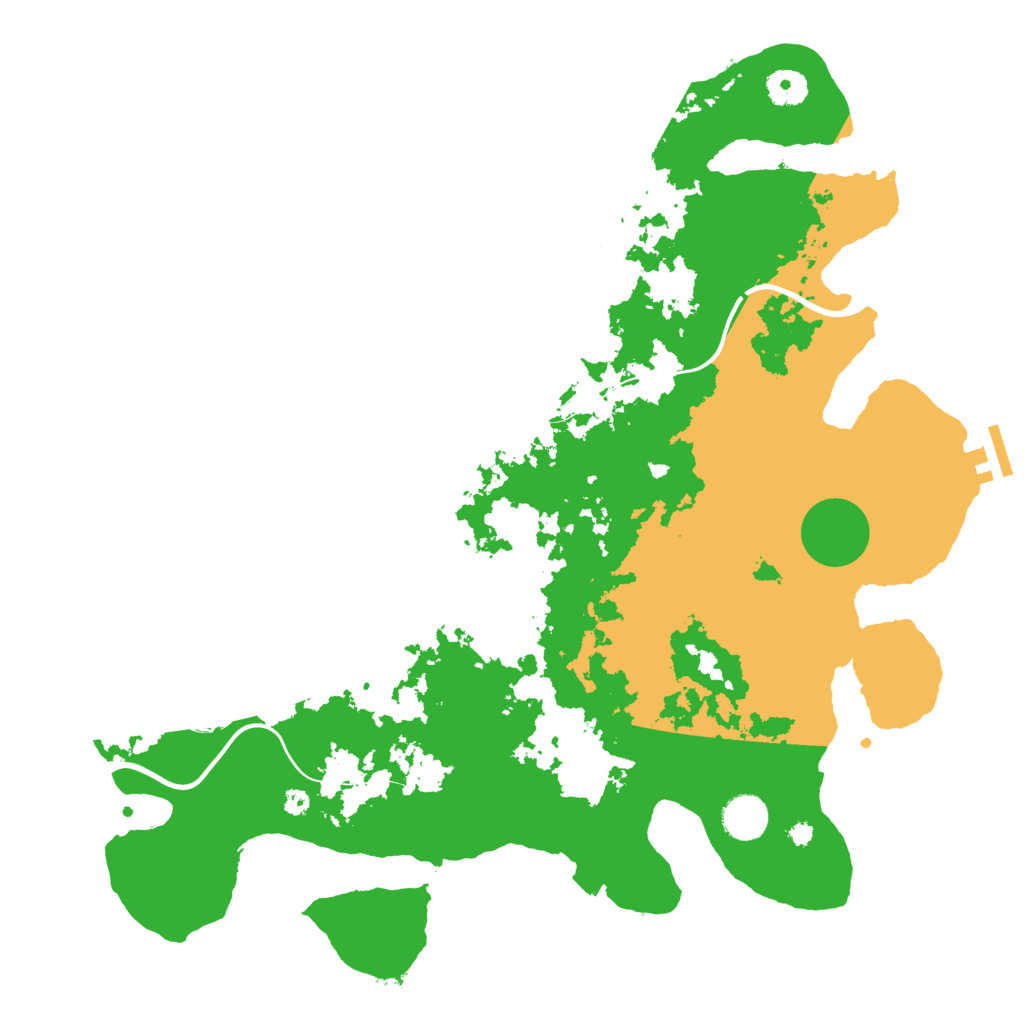 Biome Rust Map: Procedural Map, Size: 3950, Seed: 347673408
