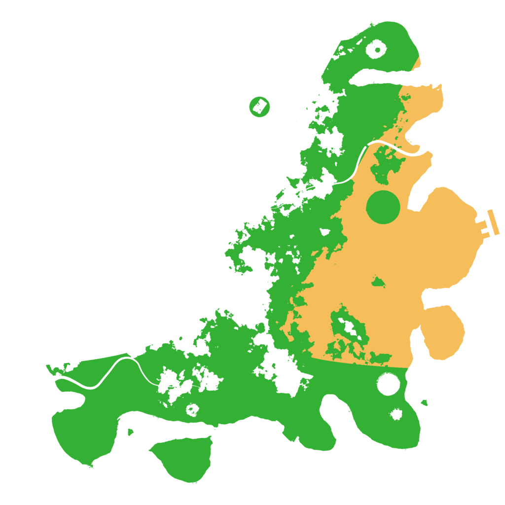 Biome Rust Map: Procedural Map, Size: 3950, Seed: 347673408