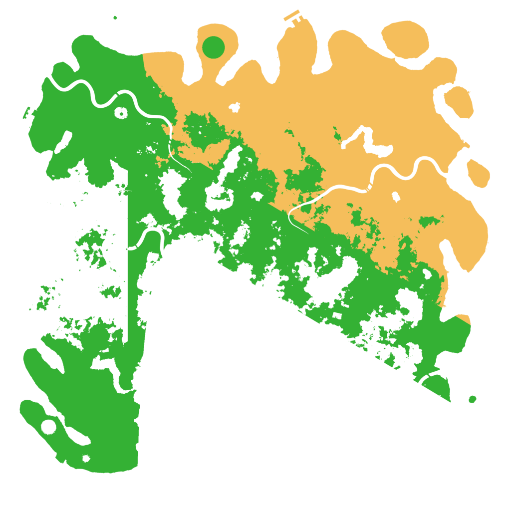 Biome Rust Map: Procedural Map, Size: 6000, Seed: 2064999924