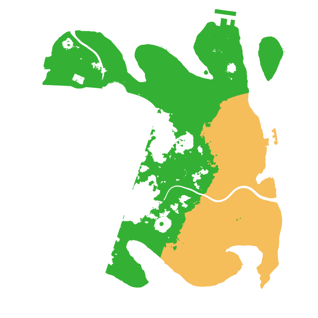 Biome Rust Map: Procedural Map, Size: 3000, Seed: 379273174