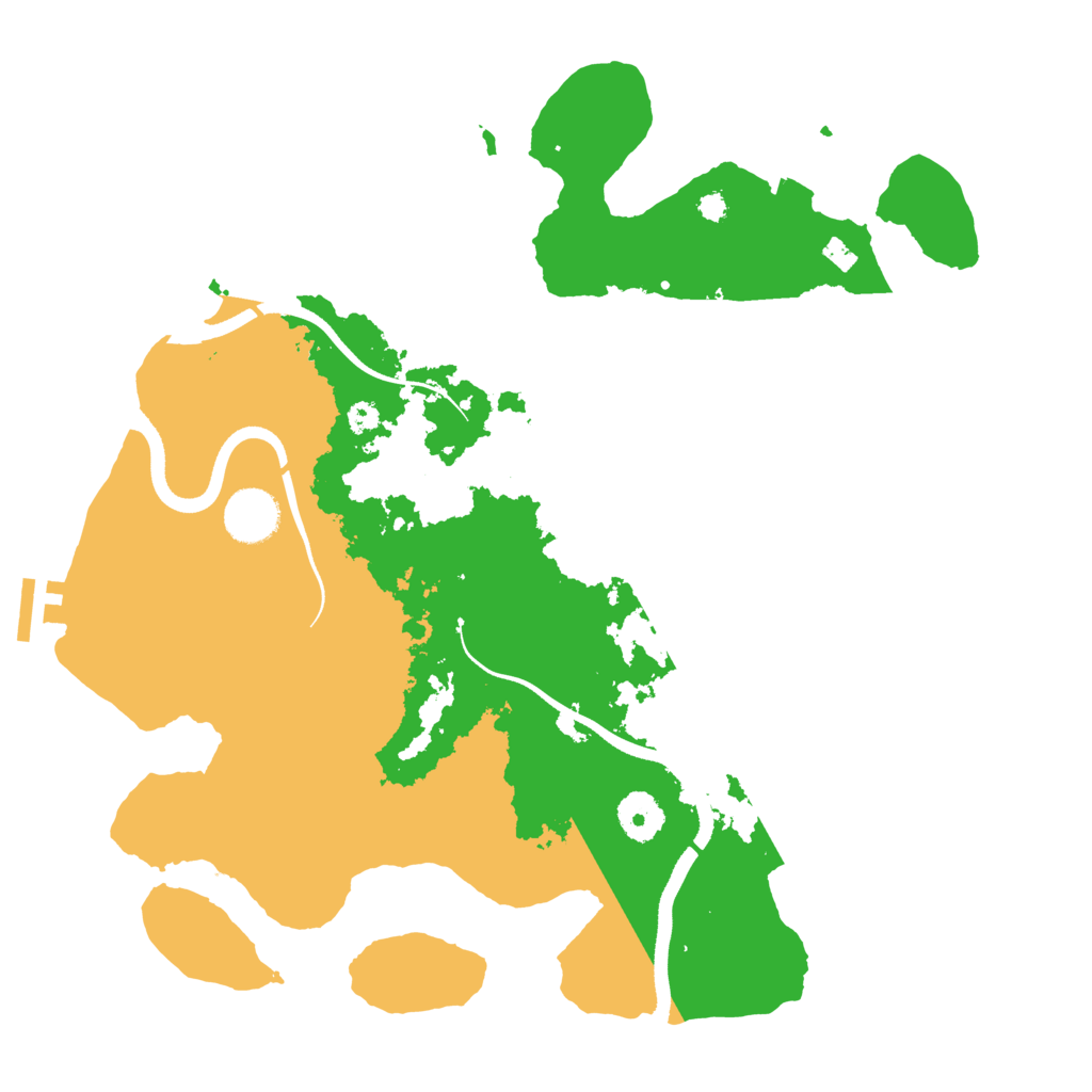 Biome Rust Map: Procedural Map, Size: 3500, Seed: 1585329967