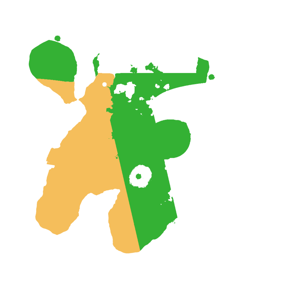 Biome Rust Map: Procedural Map, Size: 2000, Seed: 1395410205