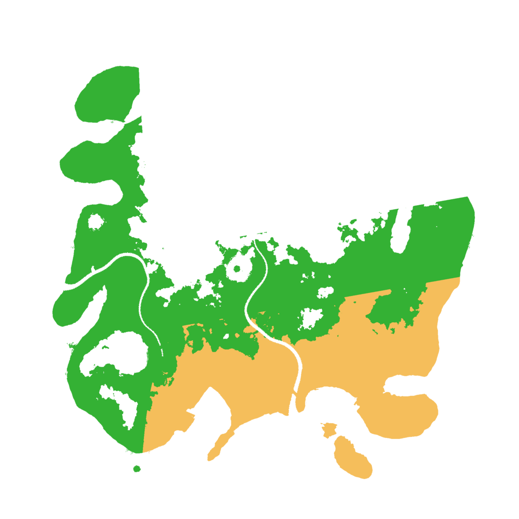 Biome Rust Map: Procedural Map, Size: 3000, Seed: 1360207679
