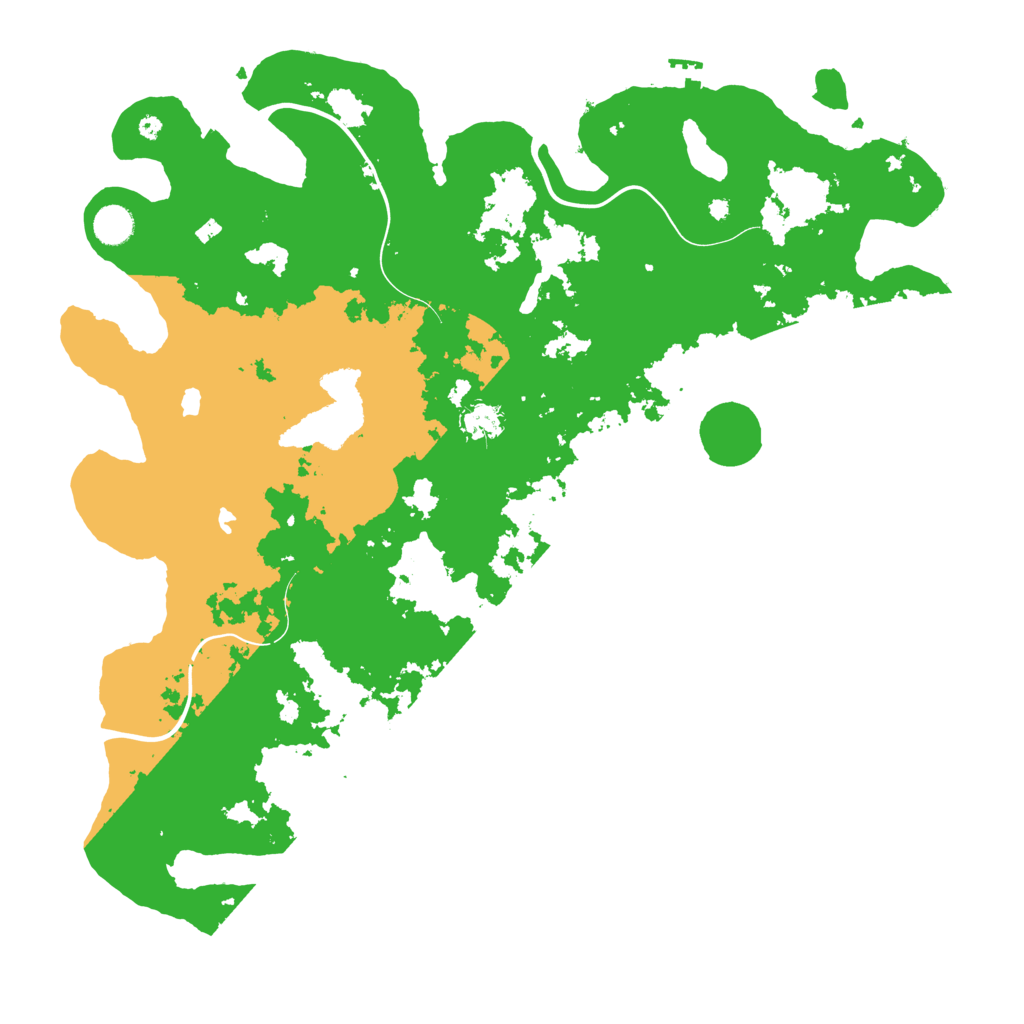 Biome Rust Map: Procedural Map, Size: 4500, Seed: 26783
