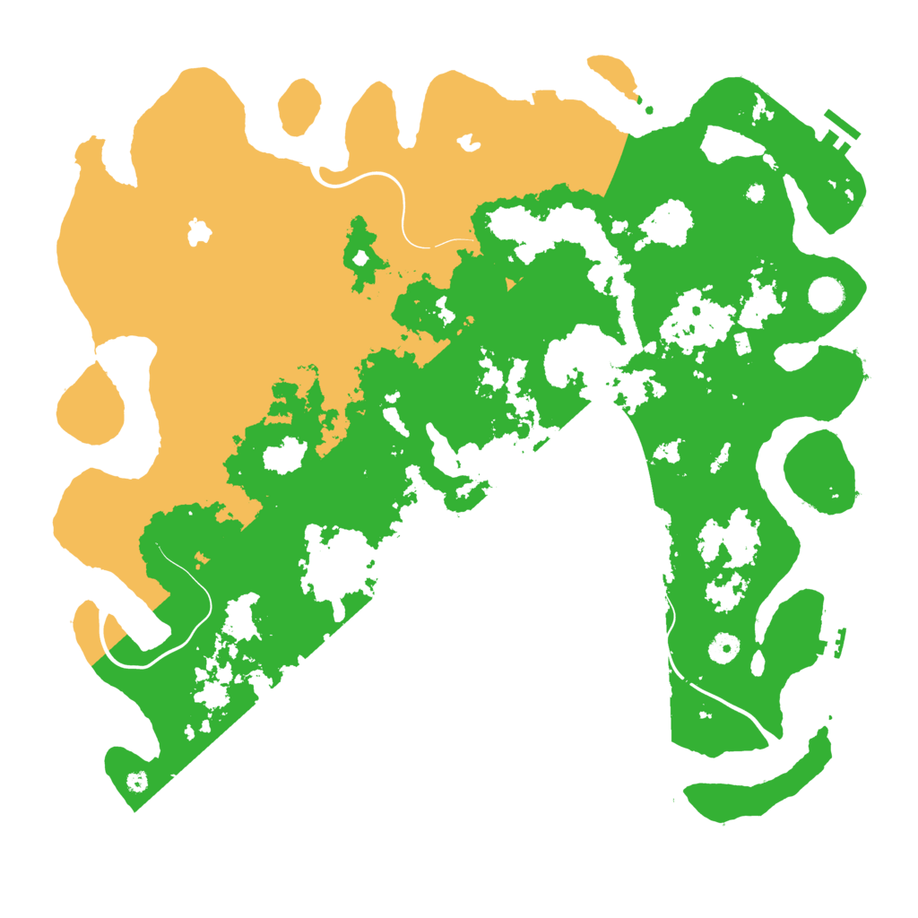 Biome Rust Map: Procedural Map, Size: 4500, Seed: 1770890900