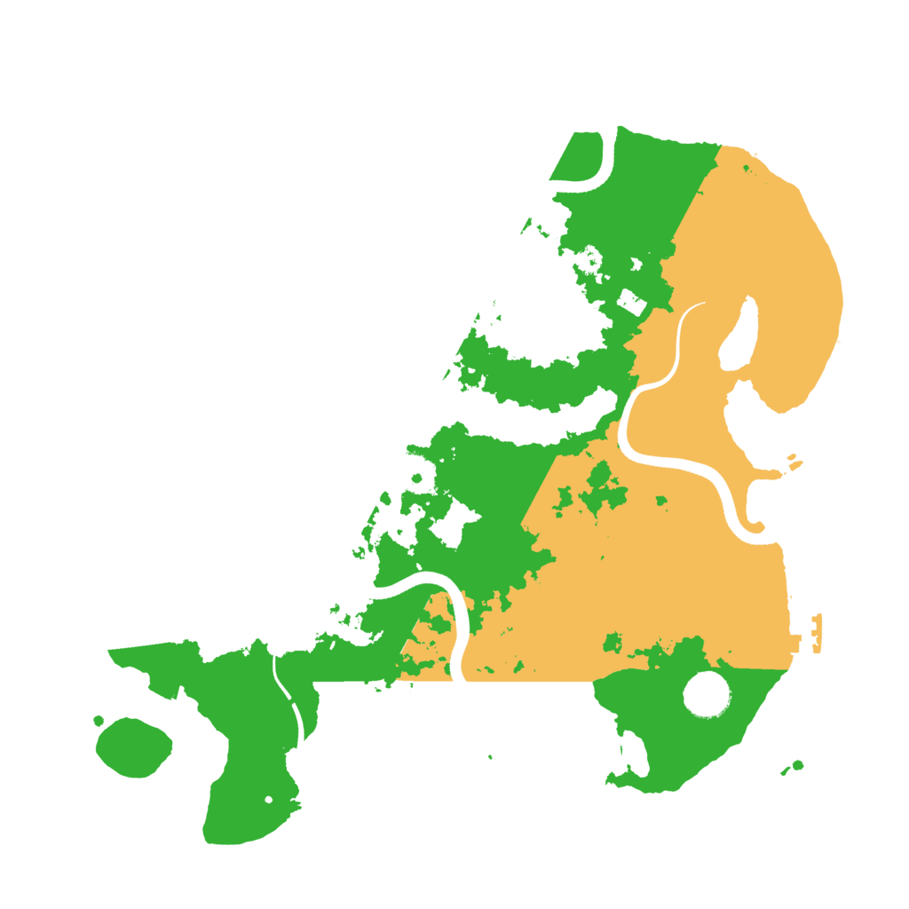 Biome Rust Map: Procedural Map, Size: 3500, Seed: 1744103980