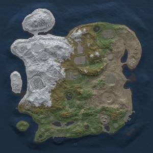 Thumbnail Rust Map: Procedural Map, Size: 3500, Seed: 1744103980, 18 Monuments
