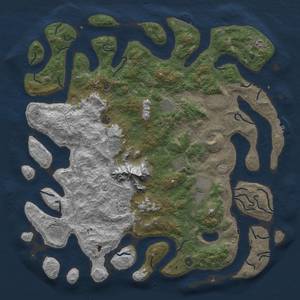 Thumbnail Rust Map: Procedural Map, Size: 5500, Seed: 2033727400, 22 Monuments