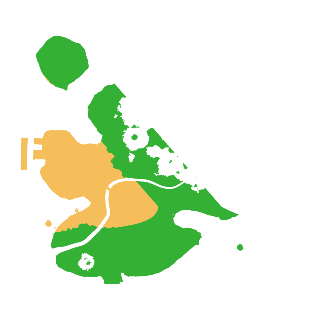 Biome Rust Map: Procedural Map, Size: 2000, Seed: 1370034056