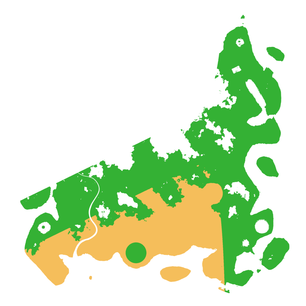 Biome Rust Map: Procedural Map, Size: 3900, Seed: 3188803