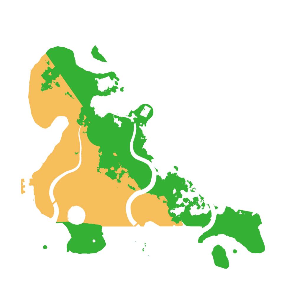 Biome Rust Map: Procedural Map, Size: 3000, Seed: 78523