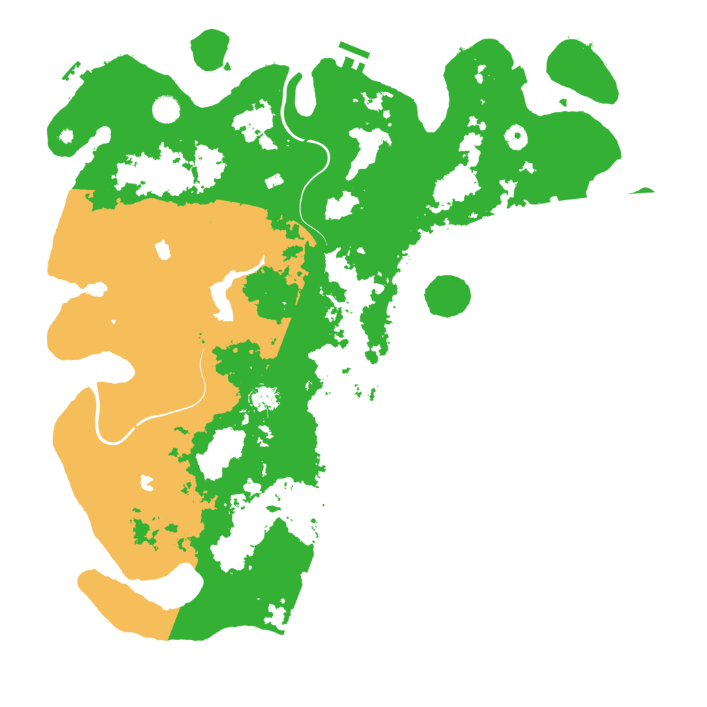 Biome Rust Map: Procedural Map, Size: 4500, Seed: 276383737