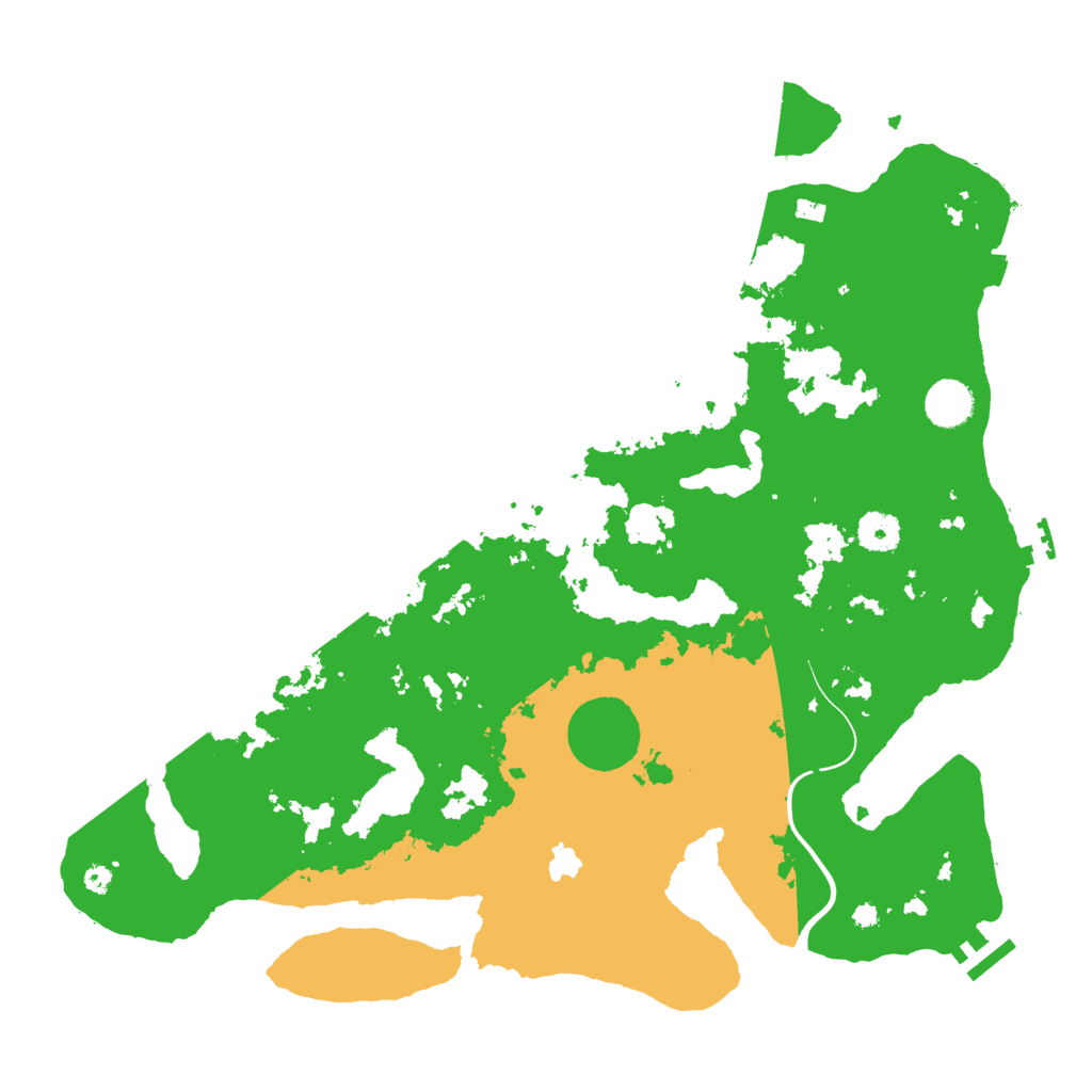 Biome Rust Map: Procedural Map, Size: 4000, Seed: 432200