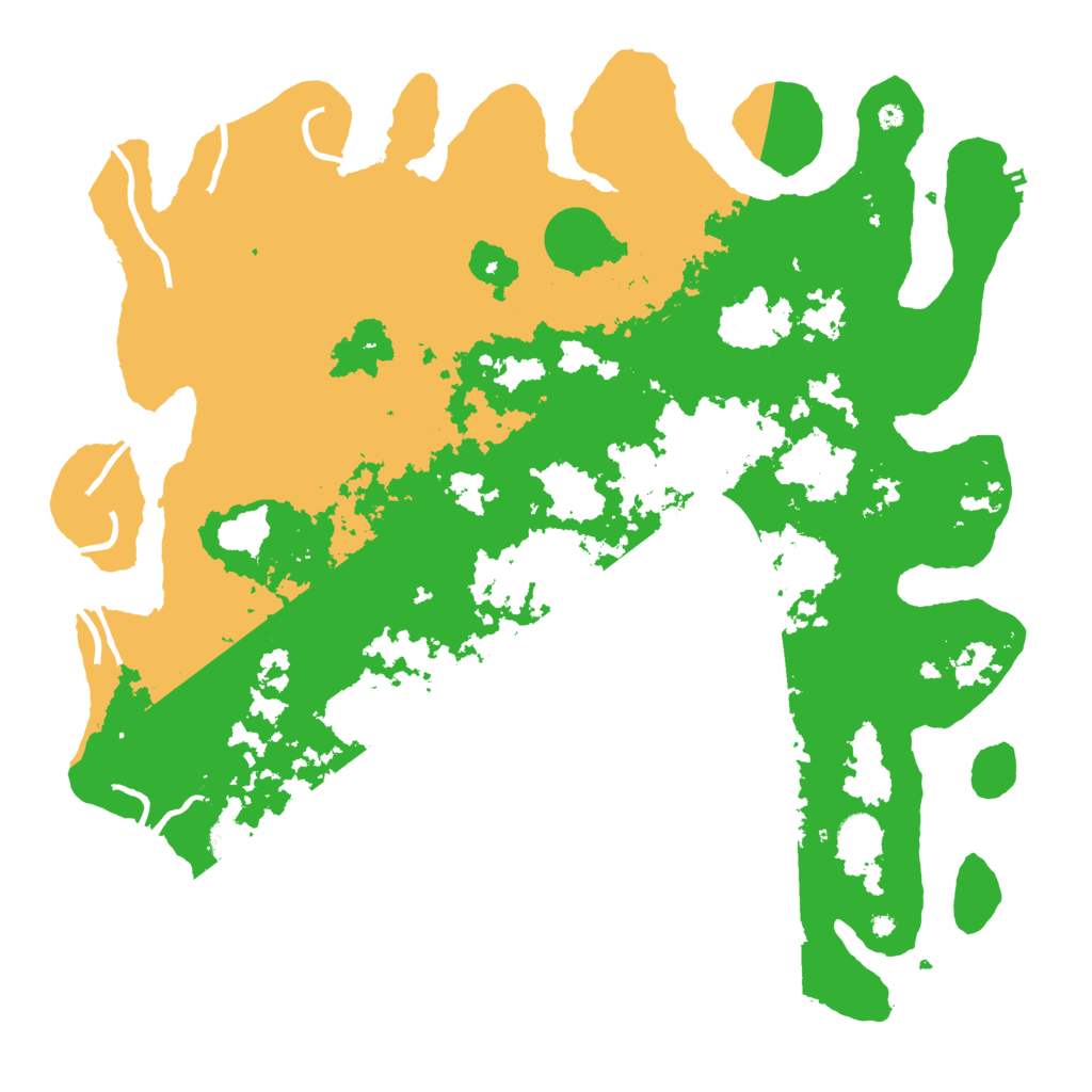 Biome Rust Map: Procedural Map, Size: 4500, Seed: 942877868