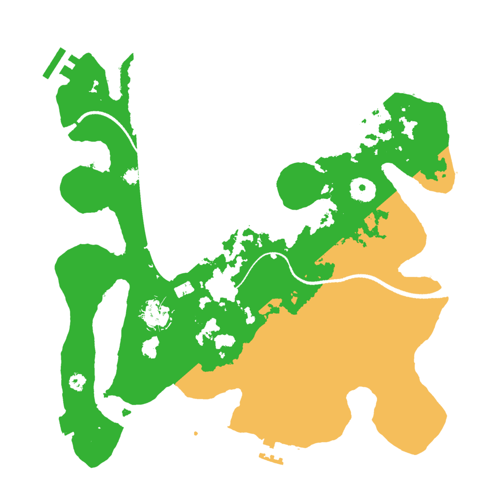 Biome Rust Map: Procedural Map, Size: 3000, Seed: 511912729