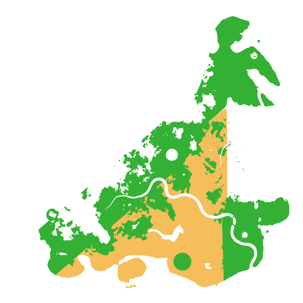 Biome Rust Map: Procedural Map, Size: 4500, Seed: 123546