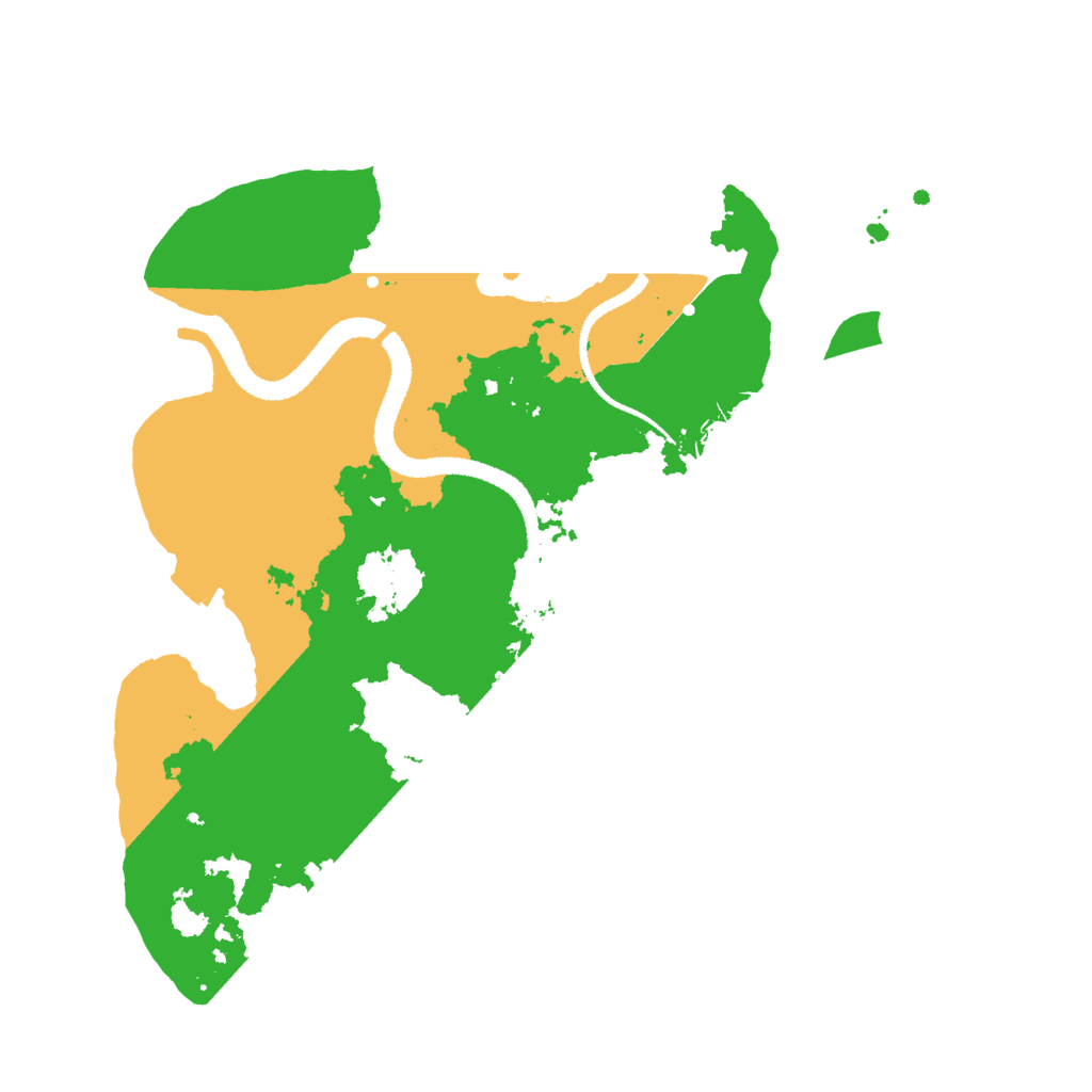 Biome Rust Map: Procedural Map, Size: 2700, Seed: 956808973
