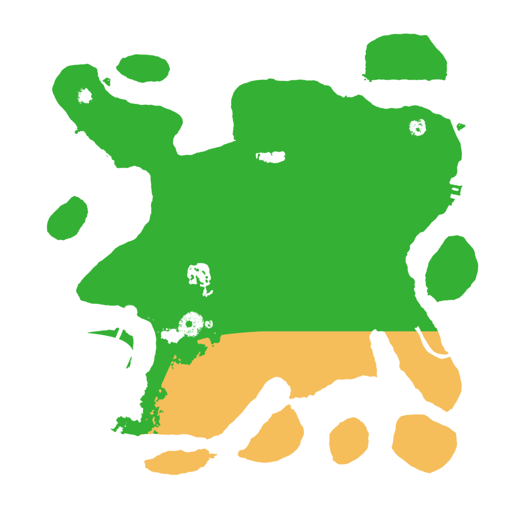 Biome Rust Map: Procedural Map, Size: 3200, Seed: 91675