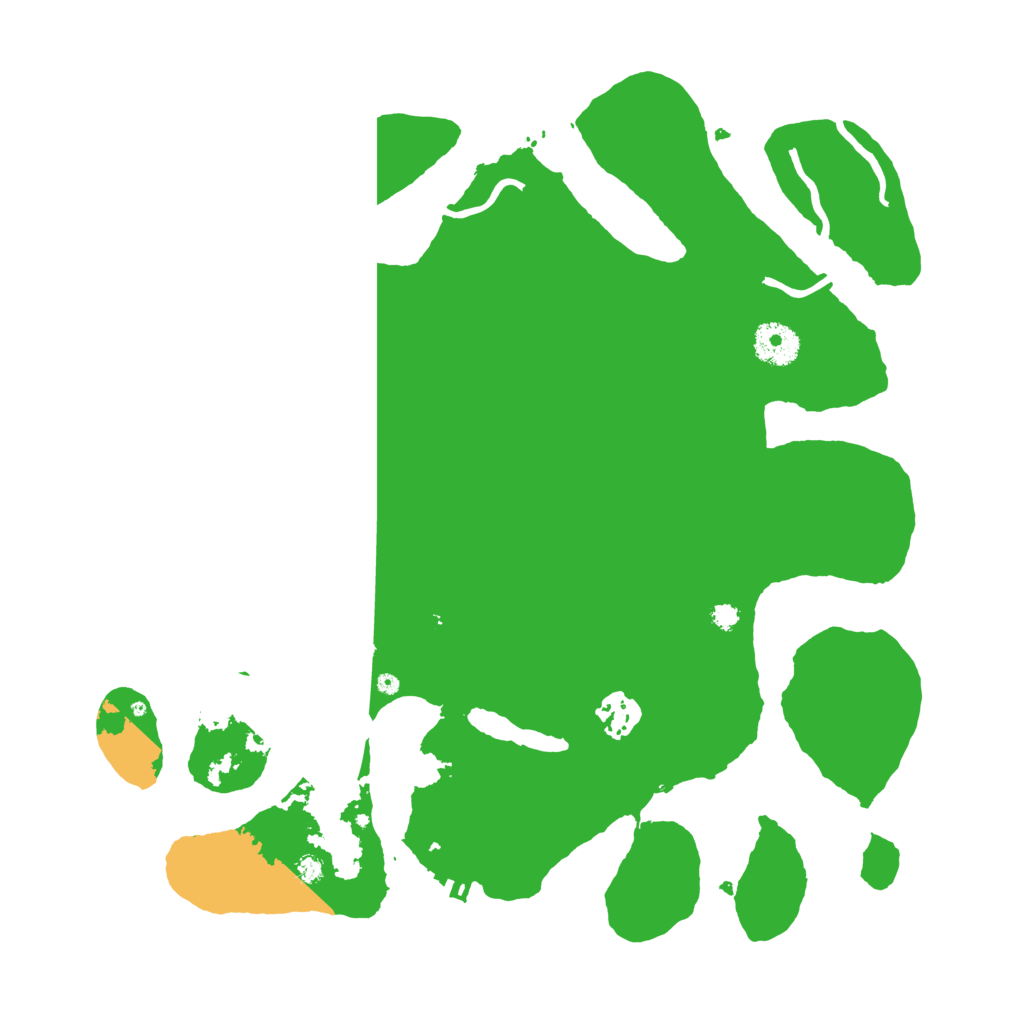 Biome Rust Map: Procedural Map, Size: 3500, Seed: 45323