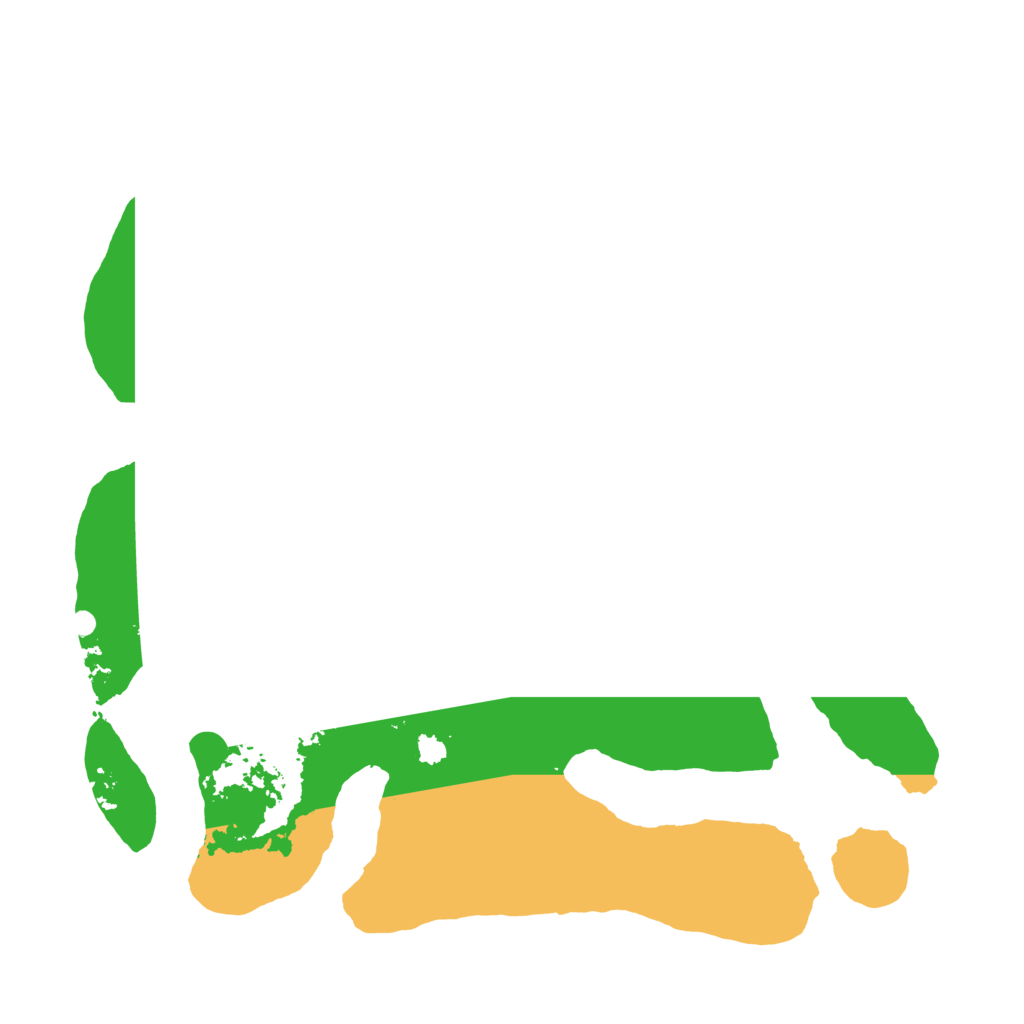 Biome Rust Map: Barren, Size: 3600, Seed: 696465