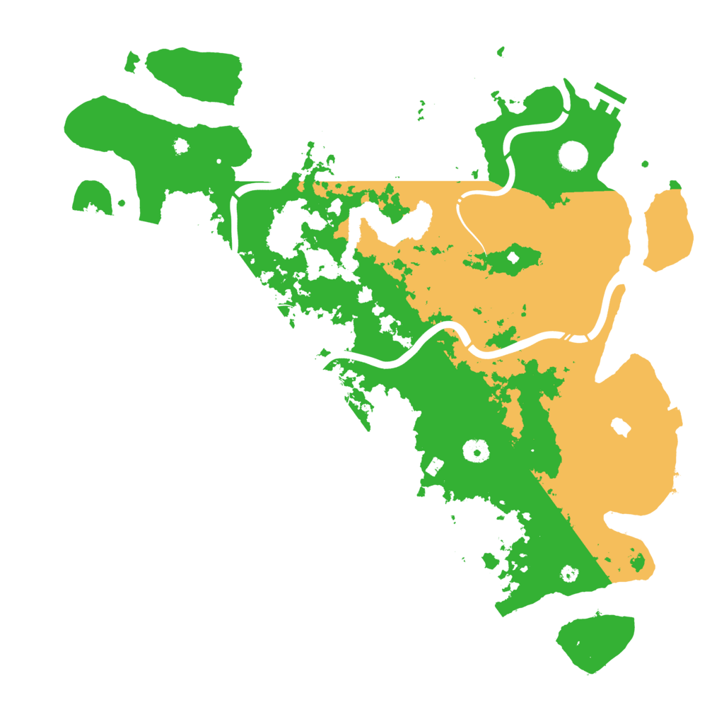 Biome Rust Map: Procedural Map, Size: 4300, Seed: 1715076392
