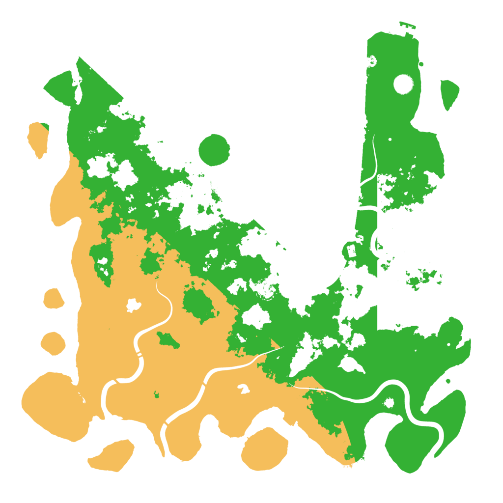 Biome Rust Map: Procedural Map, Size: 4500, Seed: 1299812