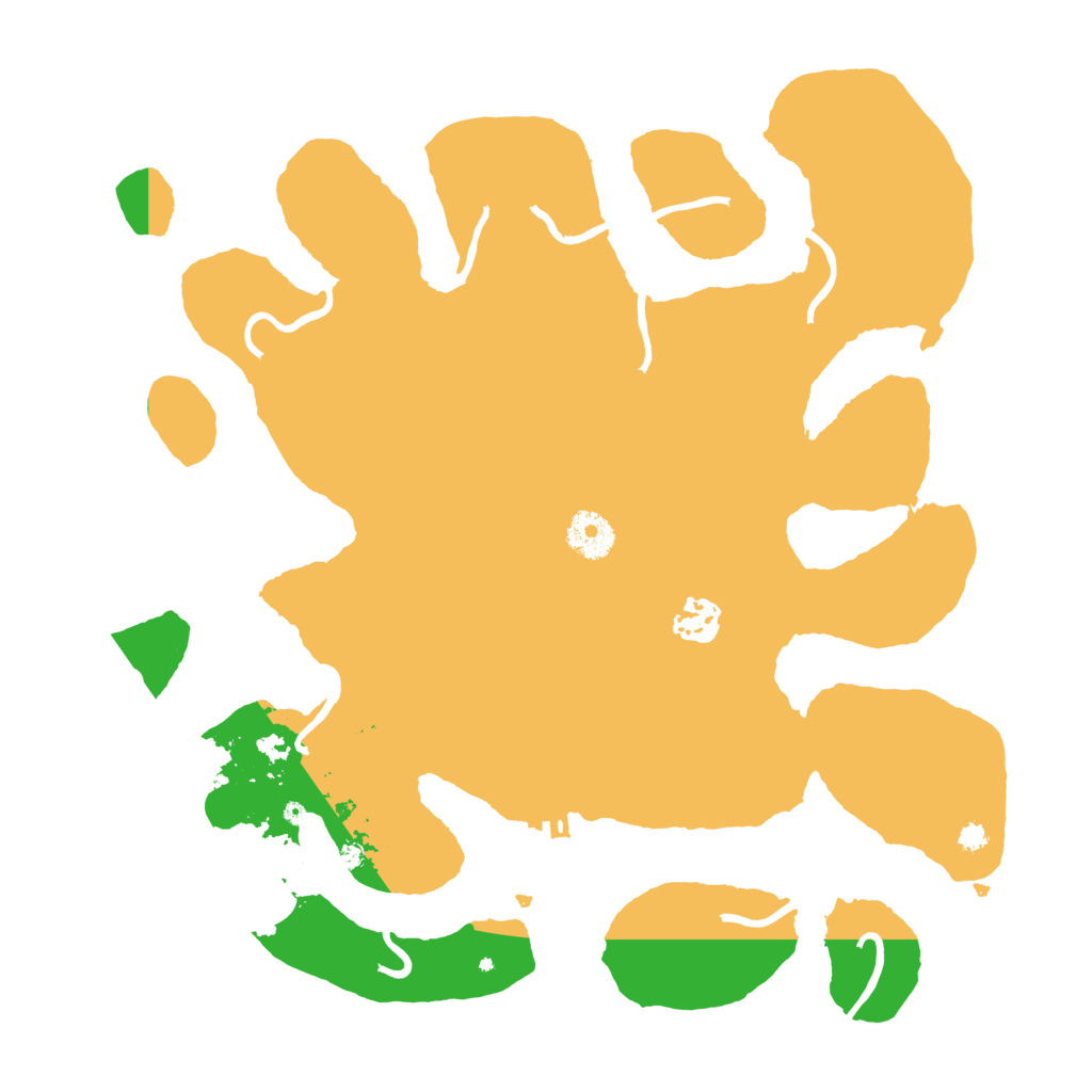 Biome Rust Map: Procedural Map, Size: 3500, Seed: 64469409