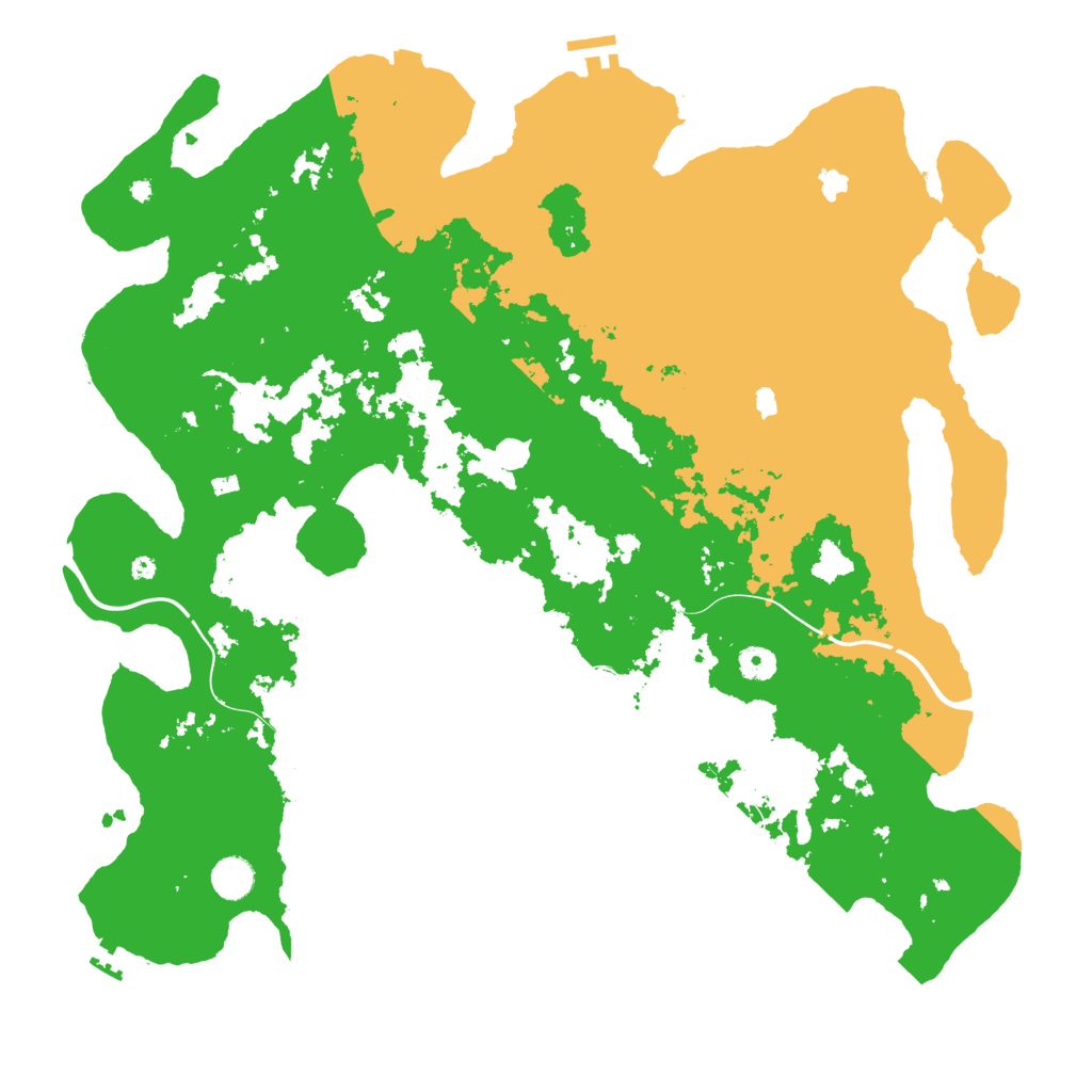 Biome Rust Map: Procedural Map, Size: 4500, Seed: 875275