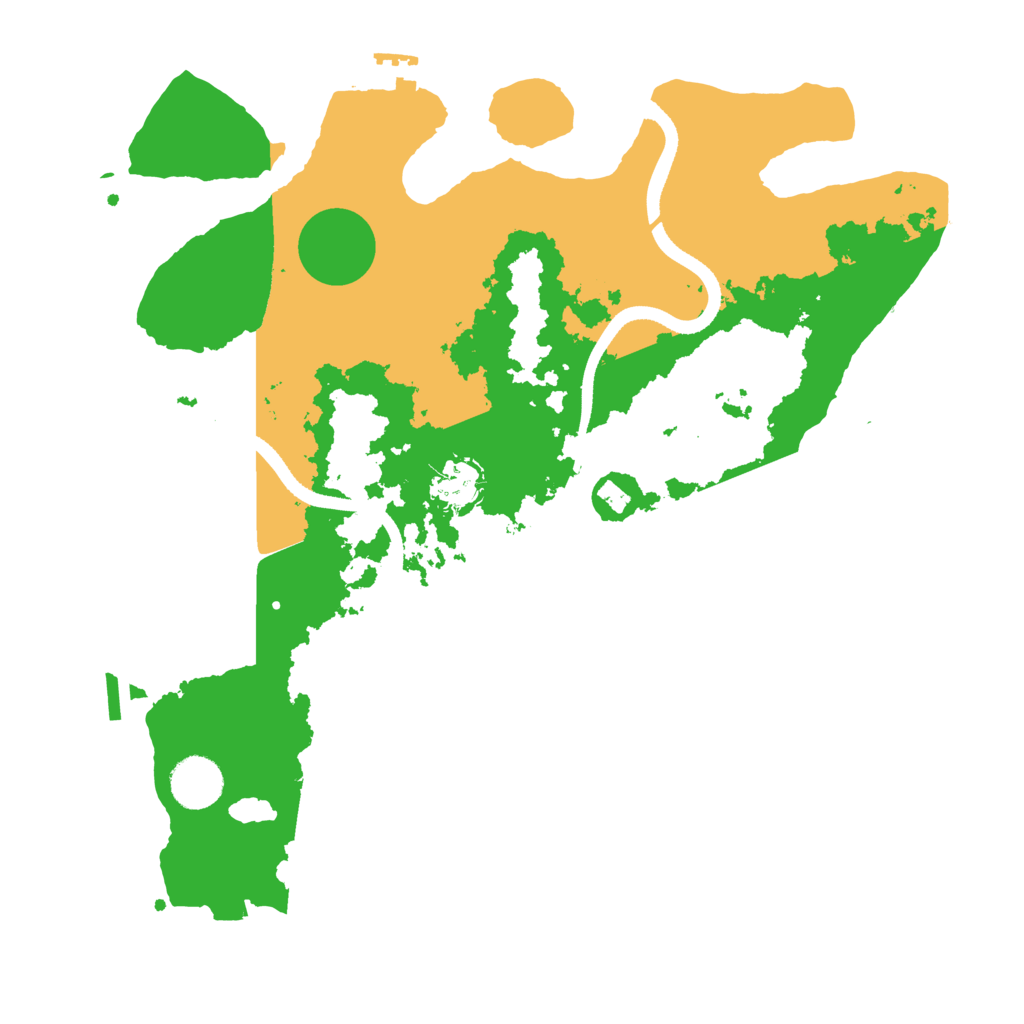 Biome Rust Map: Procedural Map, Size: 3500, Seed: 361426