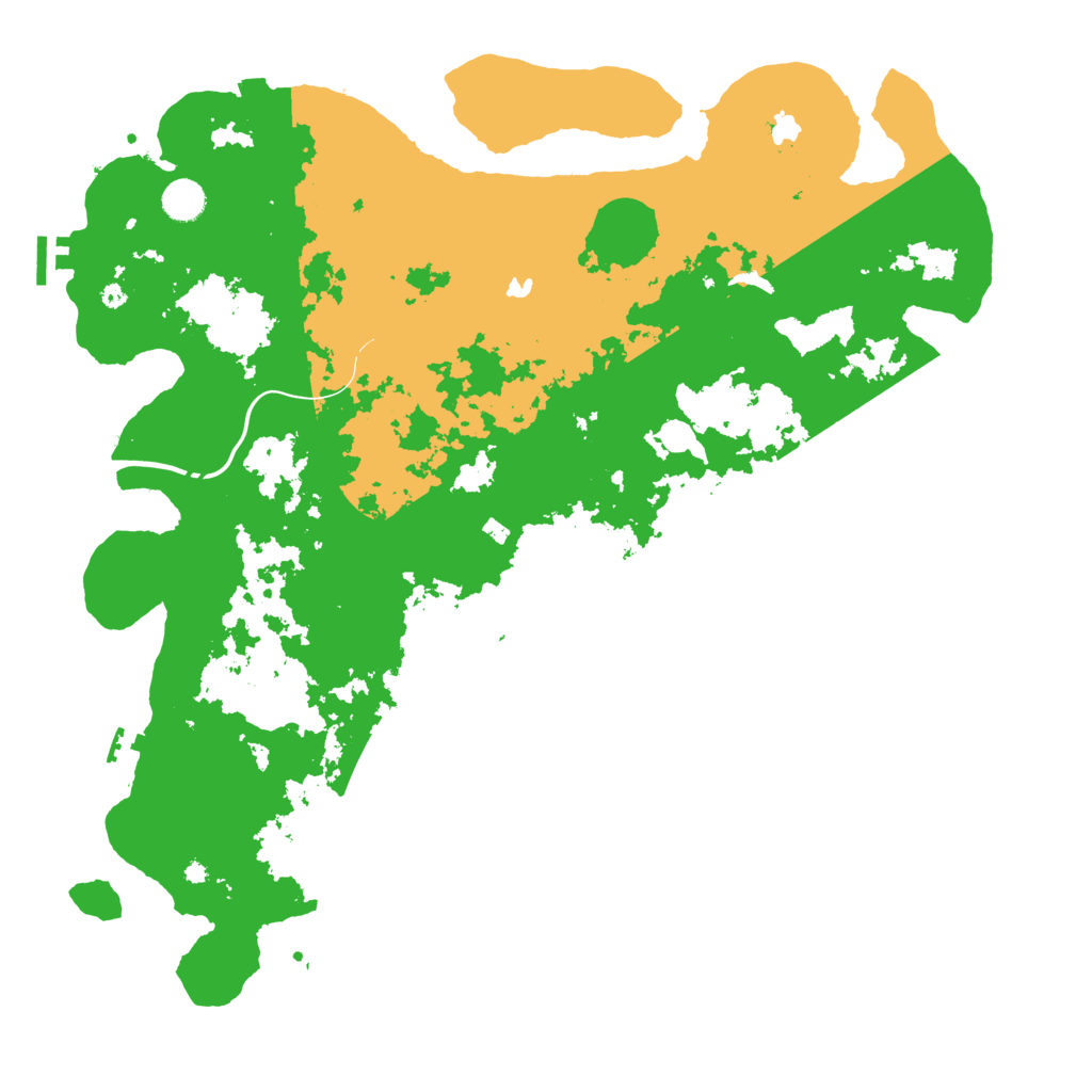 Biome Rust Map: Procedural Map, Size: 4500, Seed: 259895