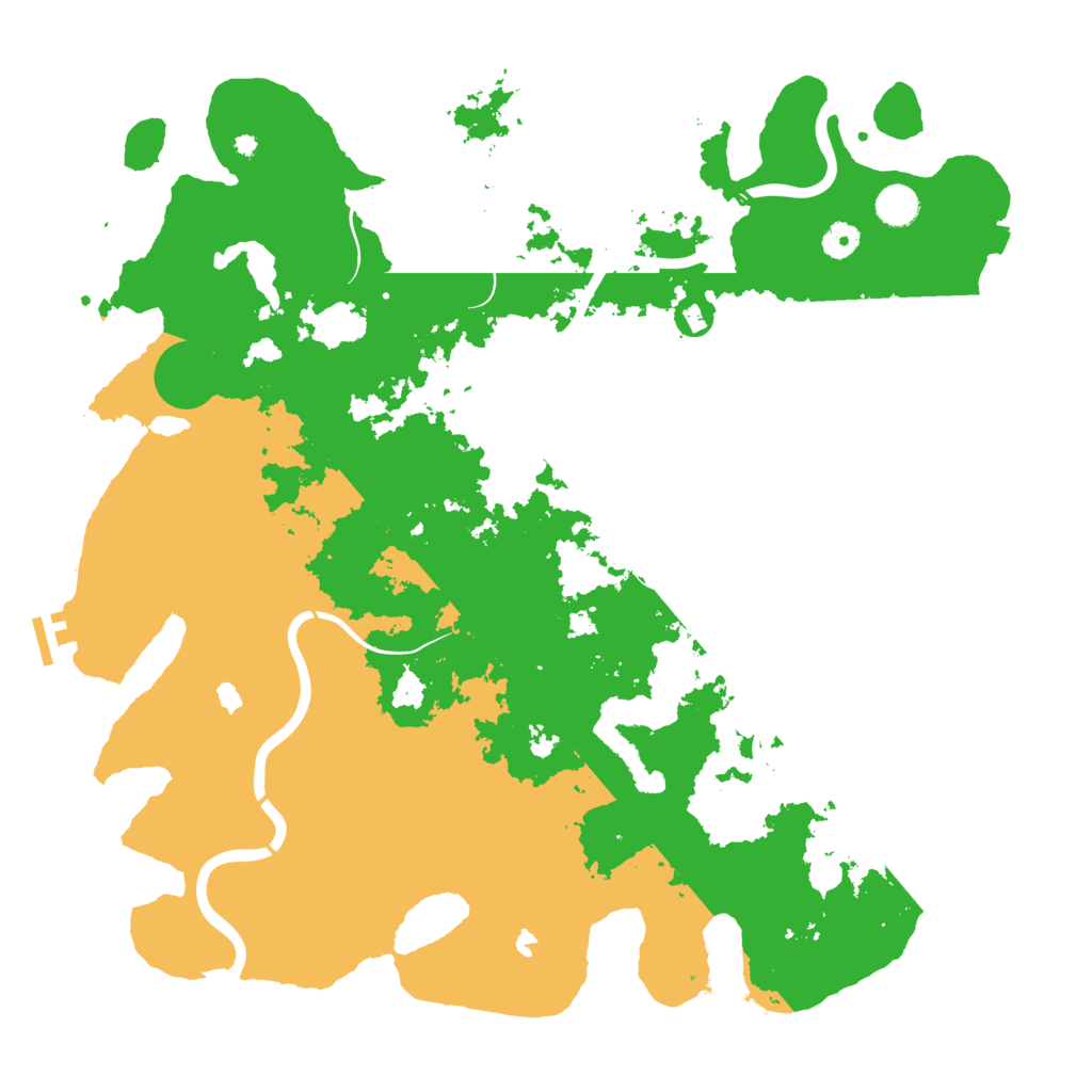 Biome Rust Map: Procedural Map, Size: 4500, Seed: 373977611