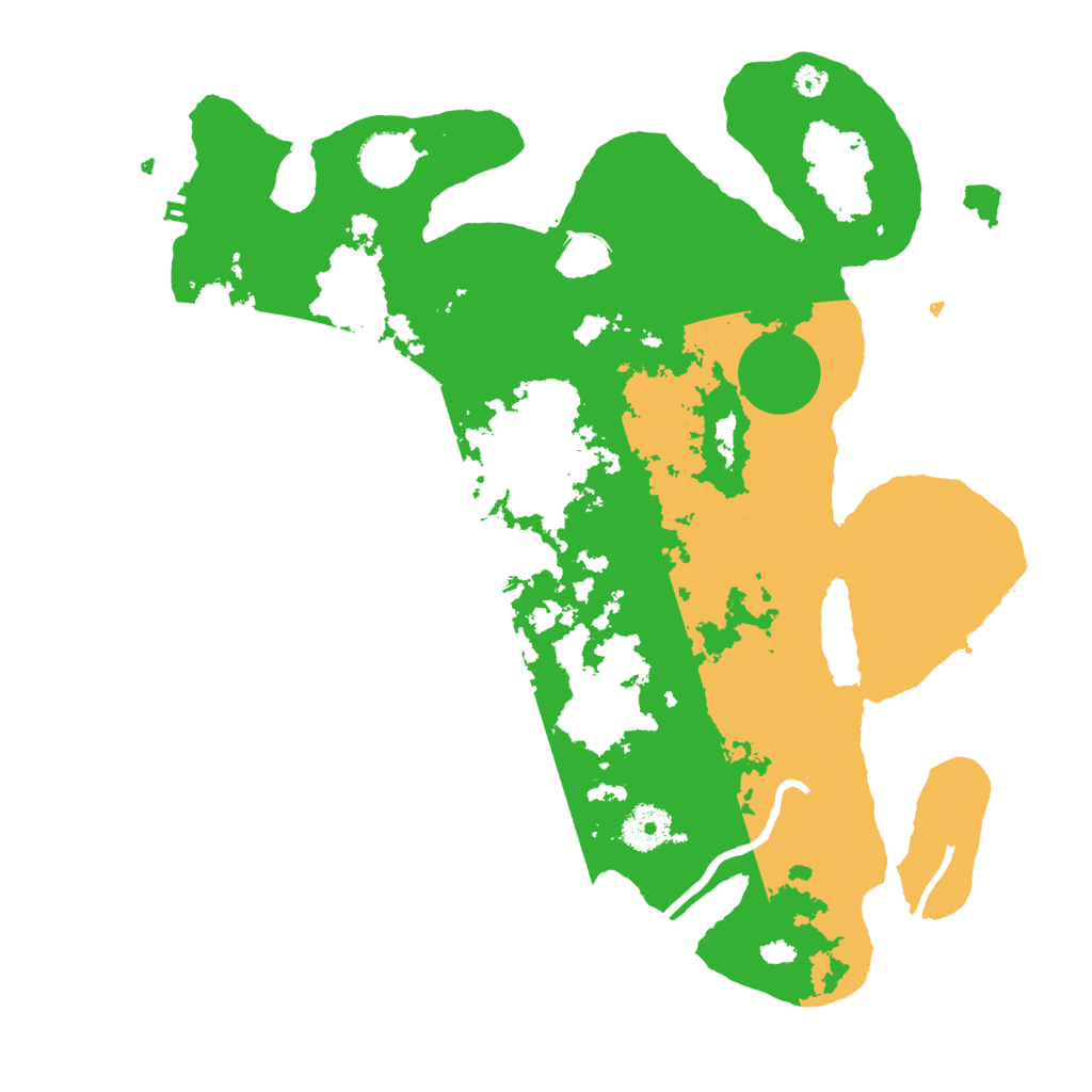 Biome Rust Map: Procedural Map, Size: 3500, Seed: 316040