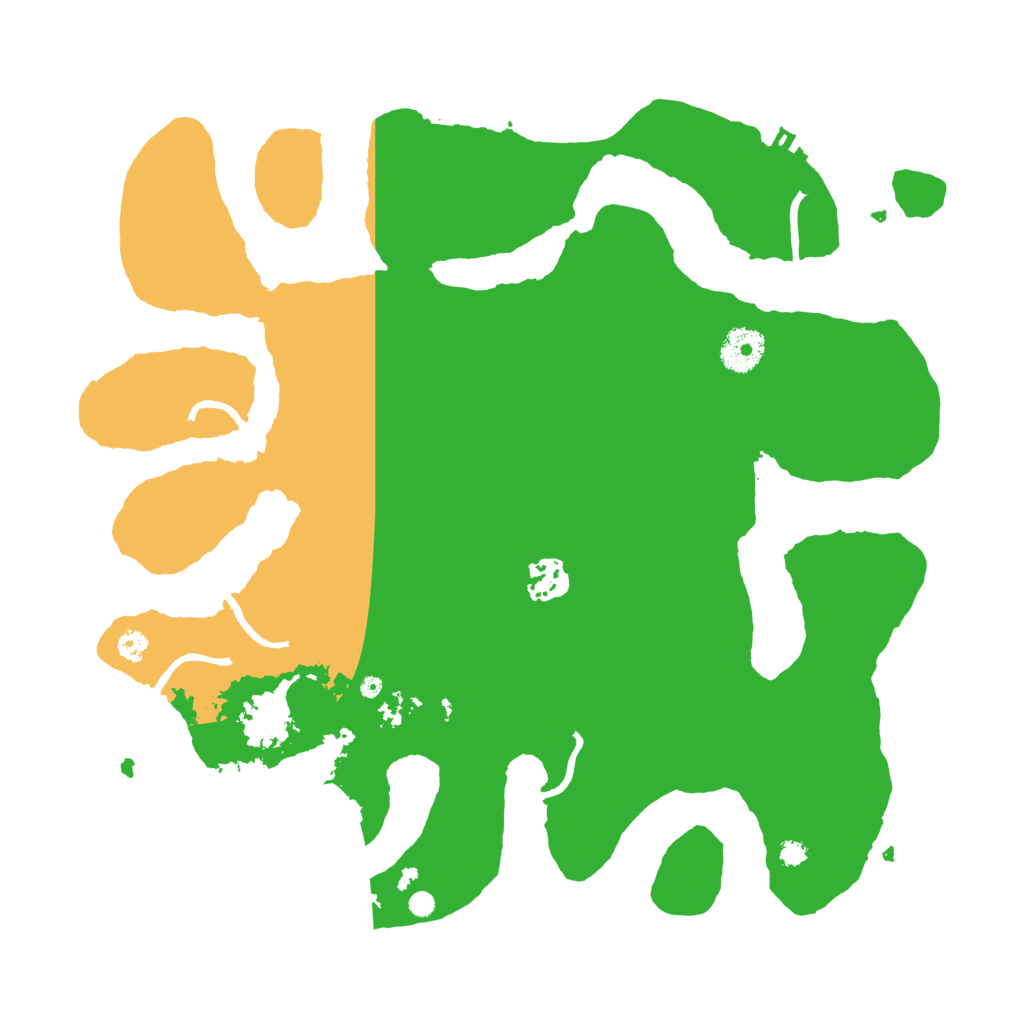 Biome Rust Map: Procedural Map, Size: 3500, Seed: 318413