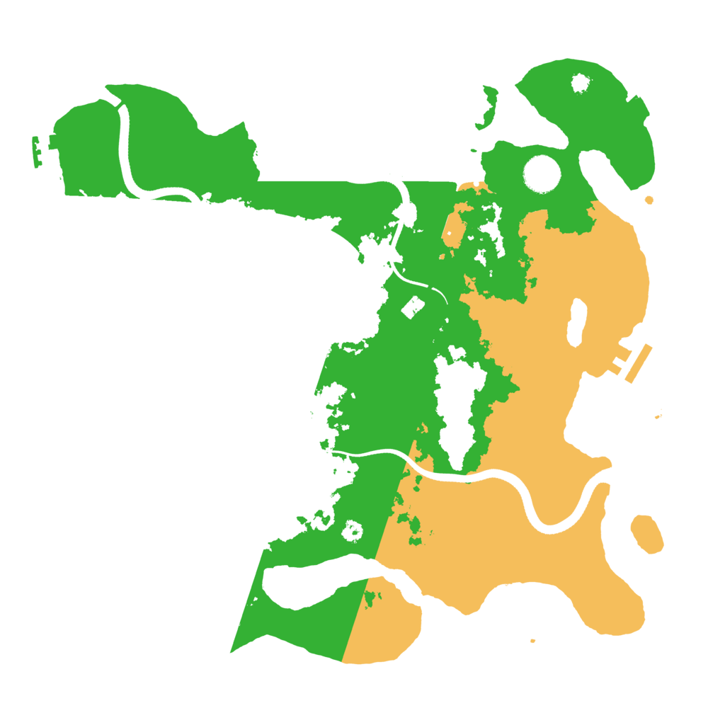 Biome Rust Map: Procedural Map, Size: 3500, Seed: 747911