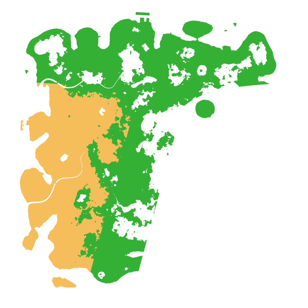 Biome Rust Map: Procedural Map, Size: 4500, Seed: 397106