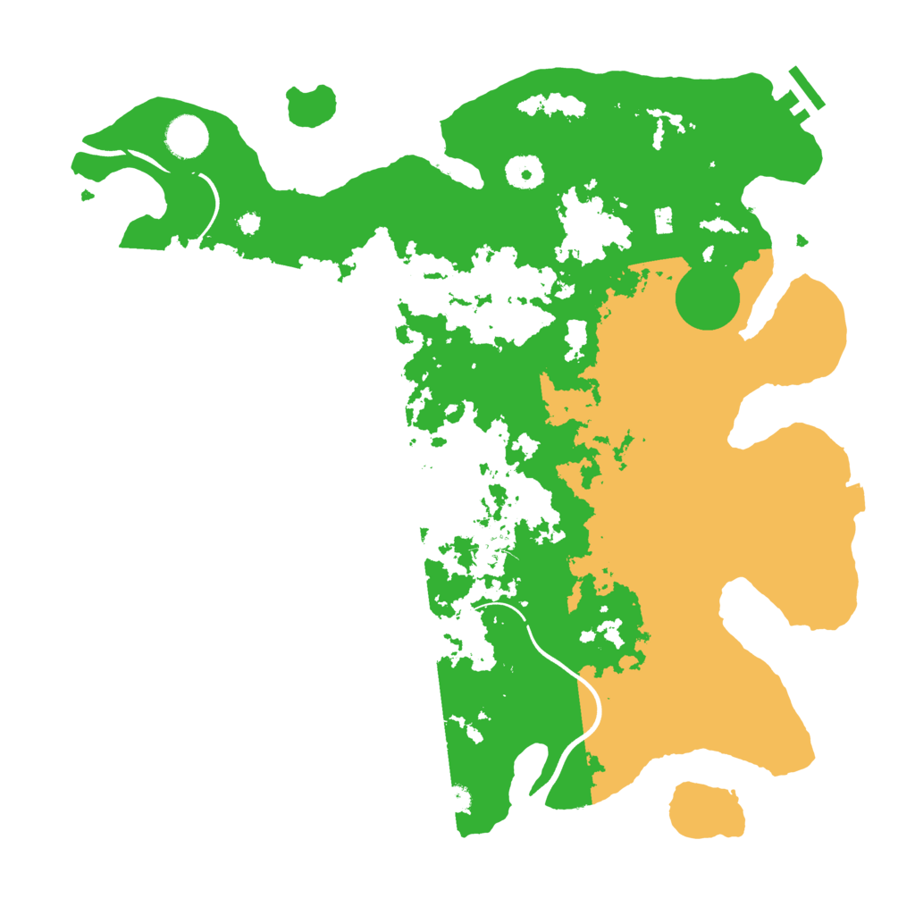 Biome Rust Map: Procedural Map, Size: 3750, Seed: 2069660625