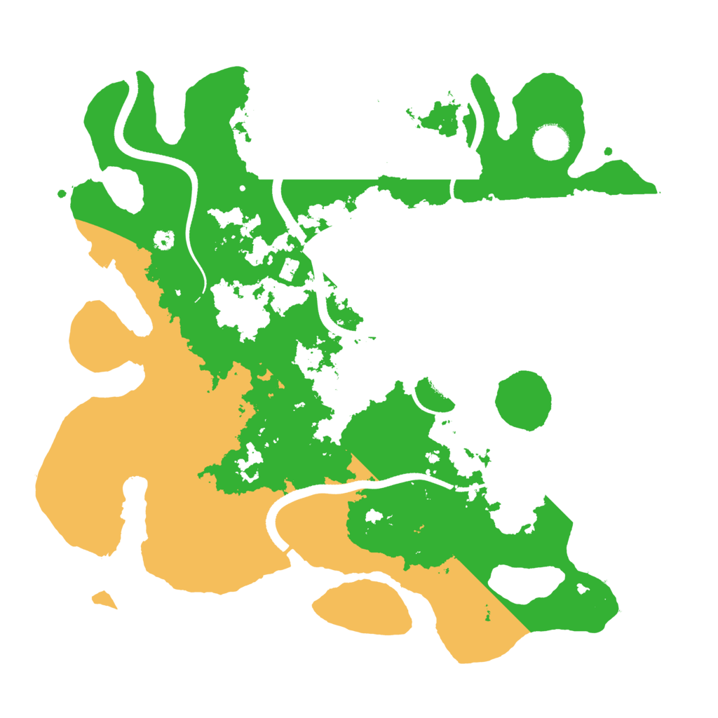 Biome Rust Map: Procedural Map, Size: 3500, Seed: 994294