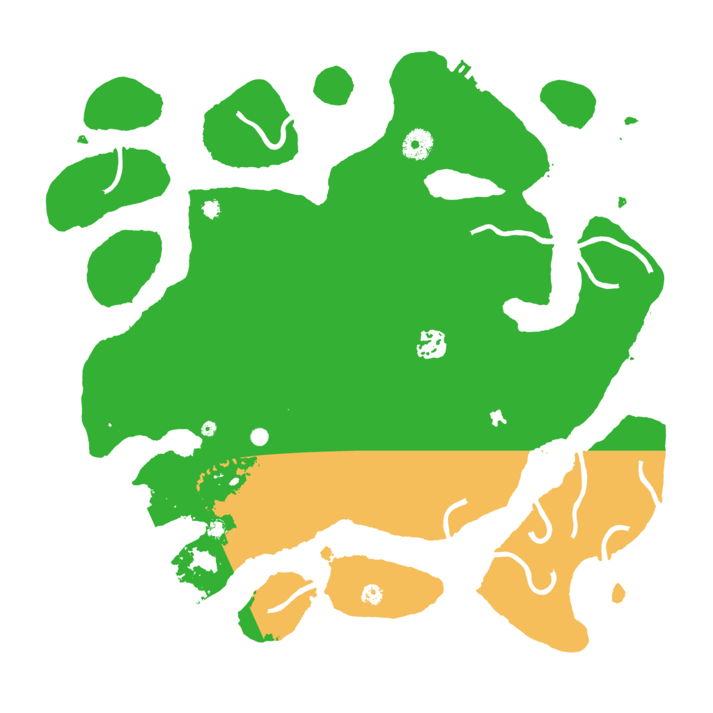 Biome Rust Map: Procedural Map, Size: 3500, Seed: 420022