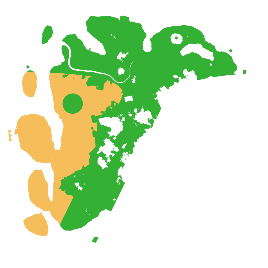 Biome Rust Map: Procedural Map, Size: 3500, Seed: 300821