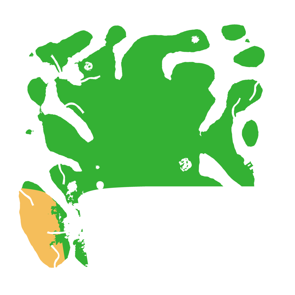 Biome Rust Map: Procedural Map, Size: 3500, Seed: 912972