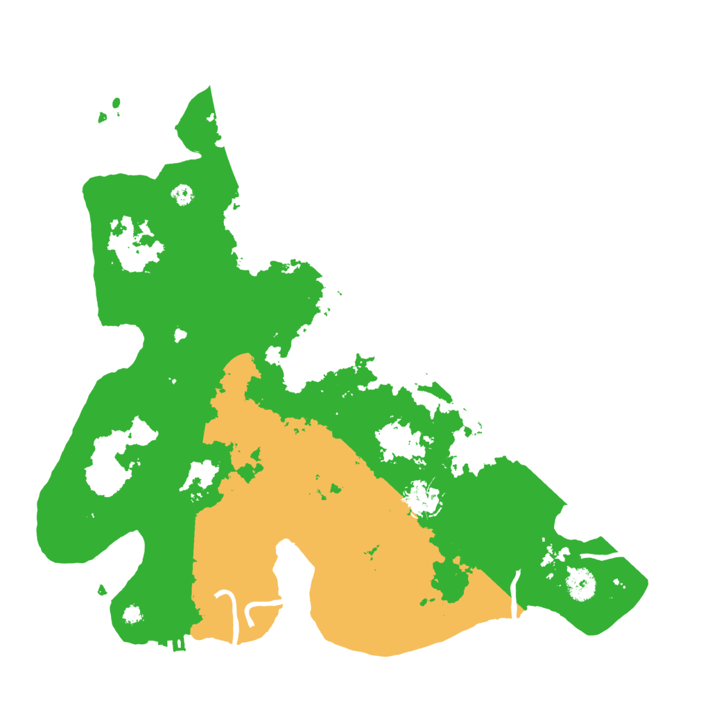 Biome Rust Map: Procedural Map, Size: 3500, Seed: 137096