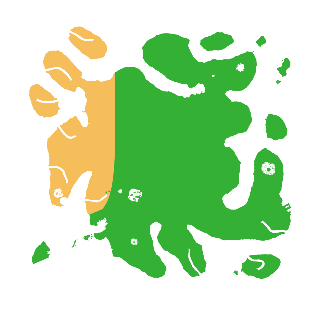 Biome Rust Map: Procedural Map, Size: 3500, Seed: 552963