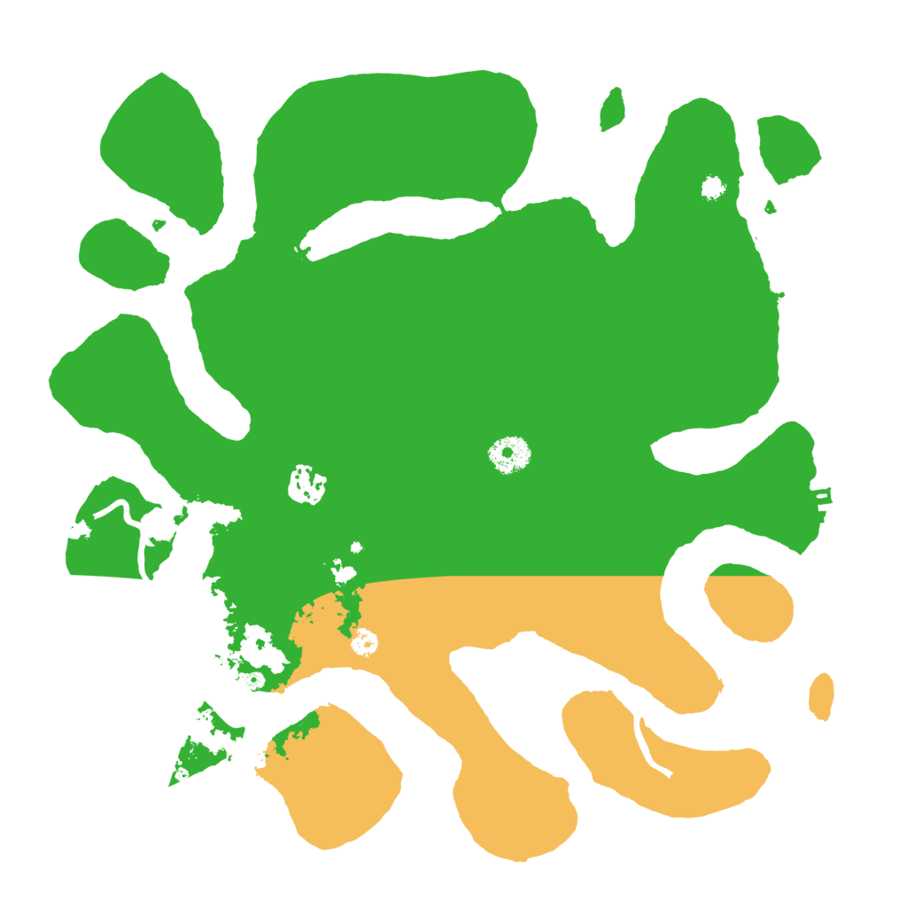 Biome Rust Map: Procedural Map, Size: 3500, Seed: 669097